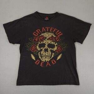 Vintage Y2K Grateful Dead Graphic Print Band T shirt Size M Zion Rootswear